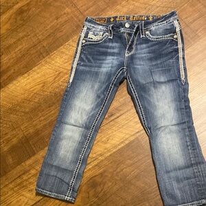 Rock Revival Blue Jeans